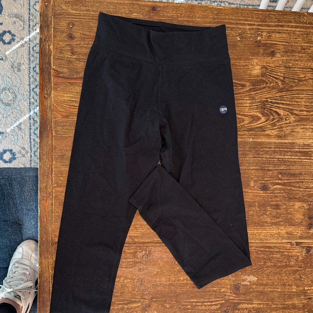 Kids Black Active Leggings - Abercrombie and Fitch kids size 13/14